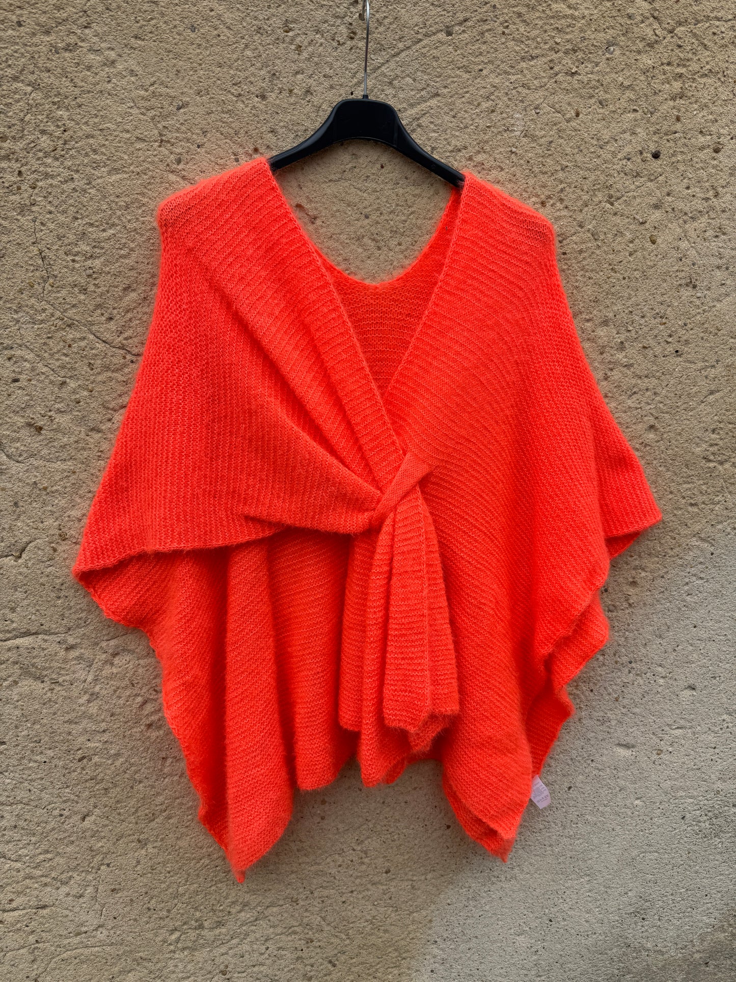 cape mohair femme orange
