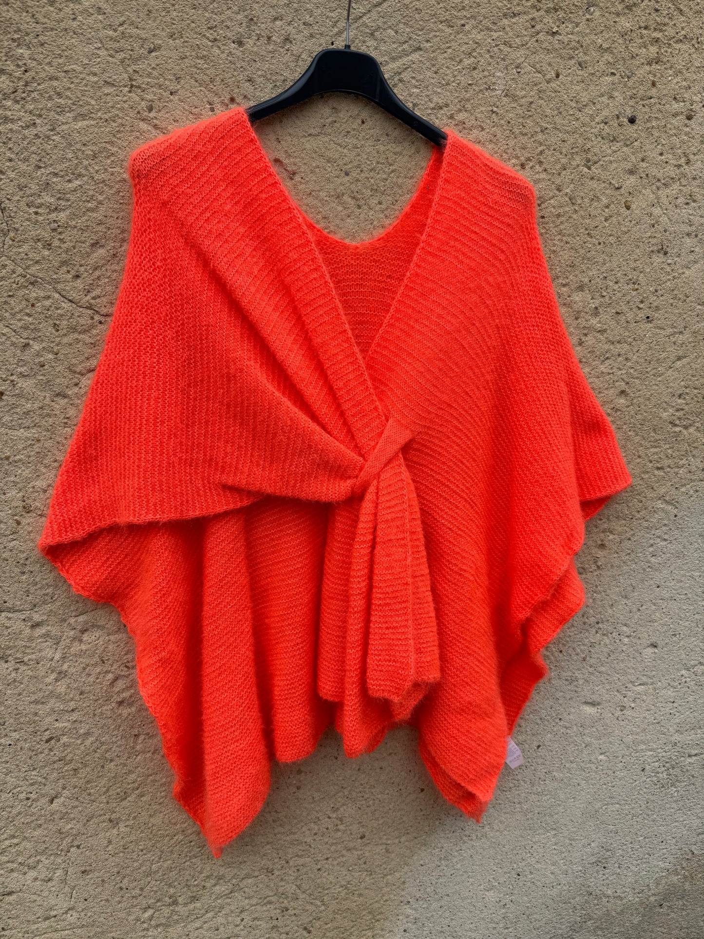 cape mohair femme orange