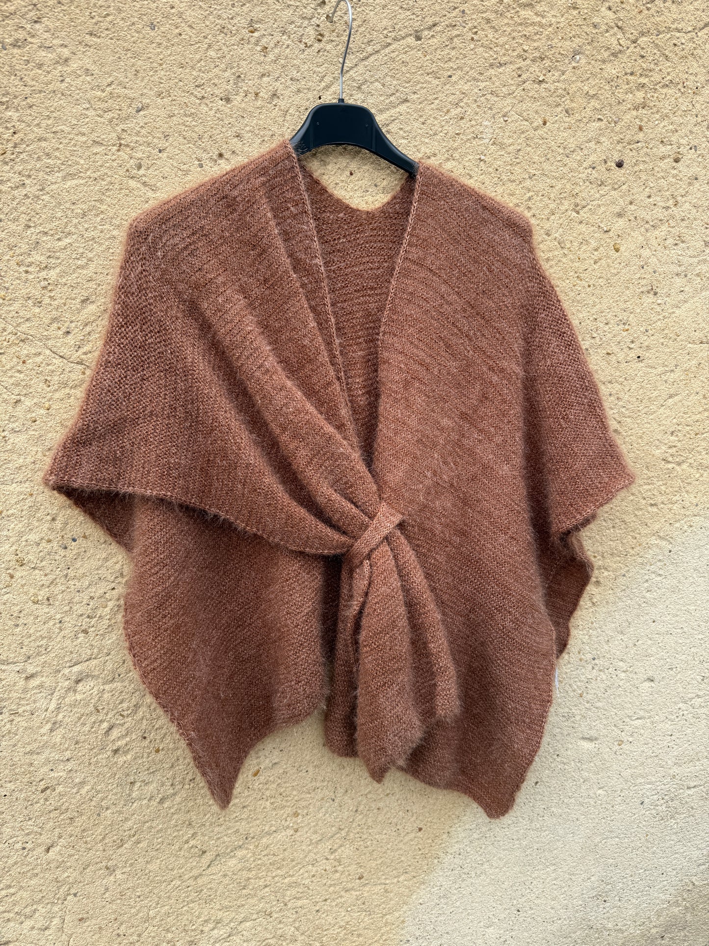 cape mohair femme beige camel