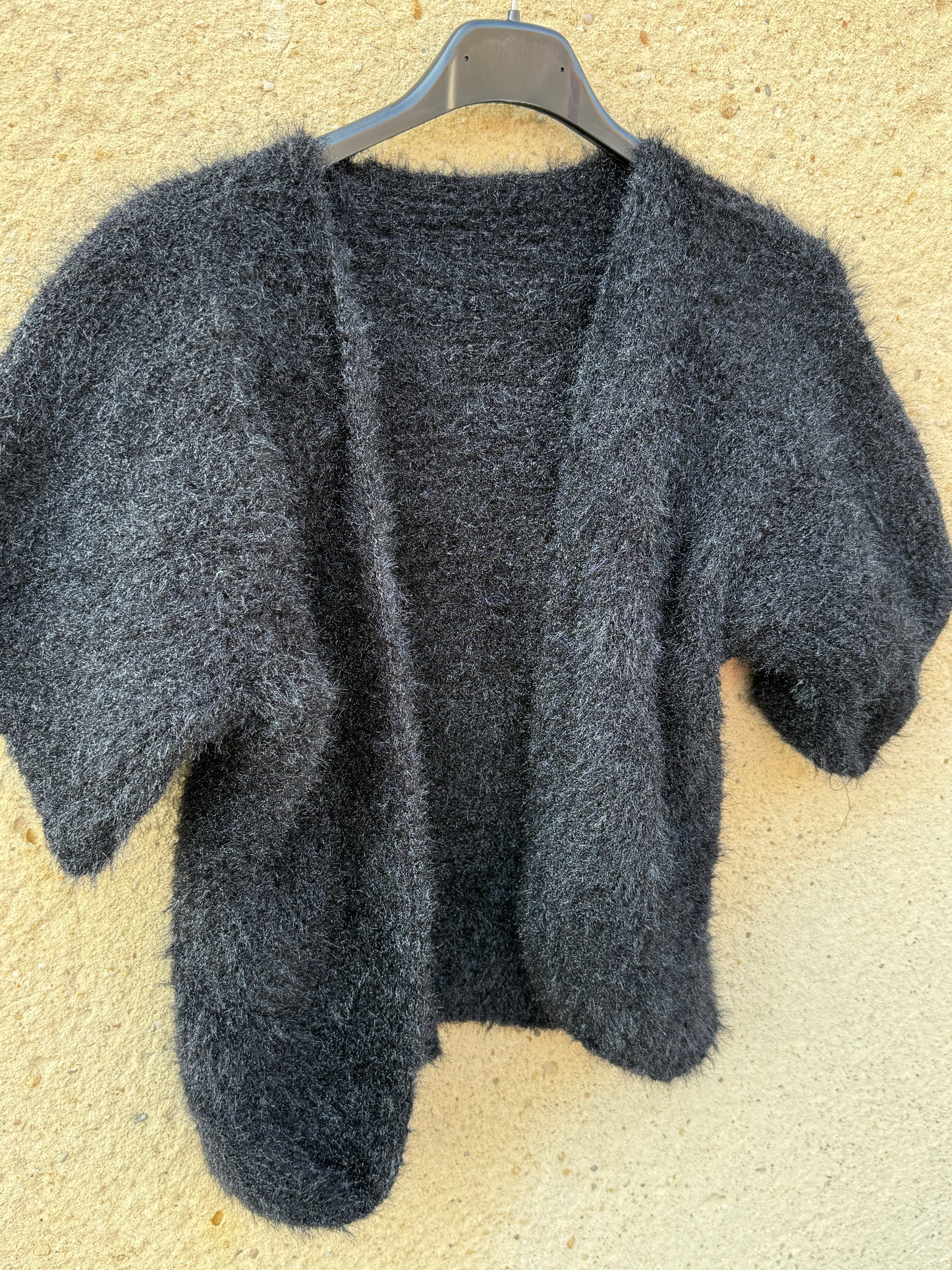 Boléro mohair noir