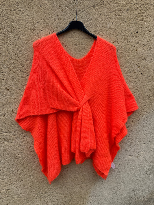 cape mohair femme orange
