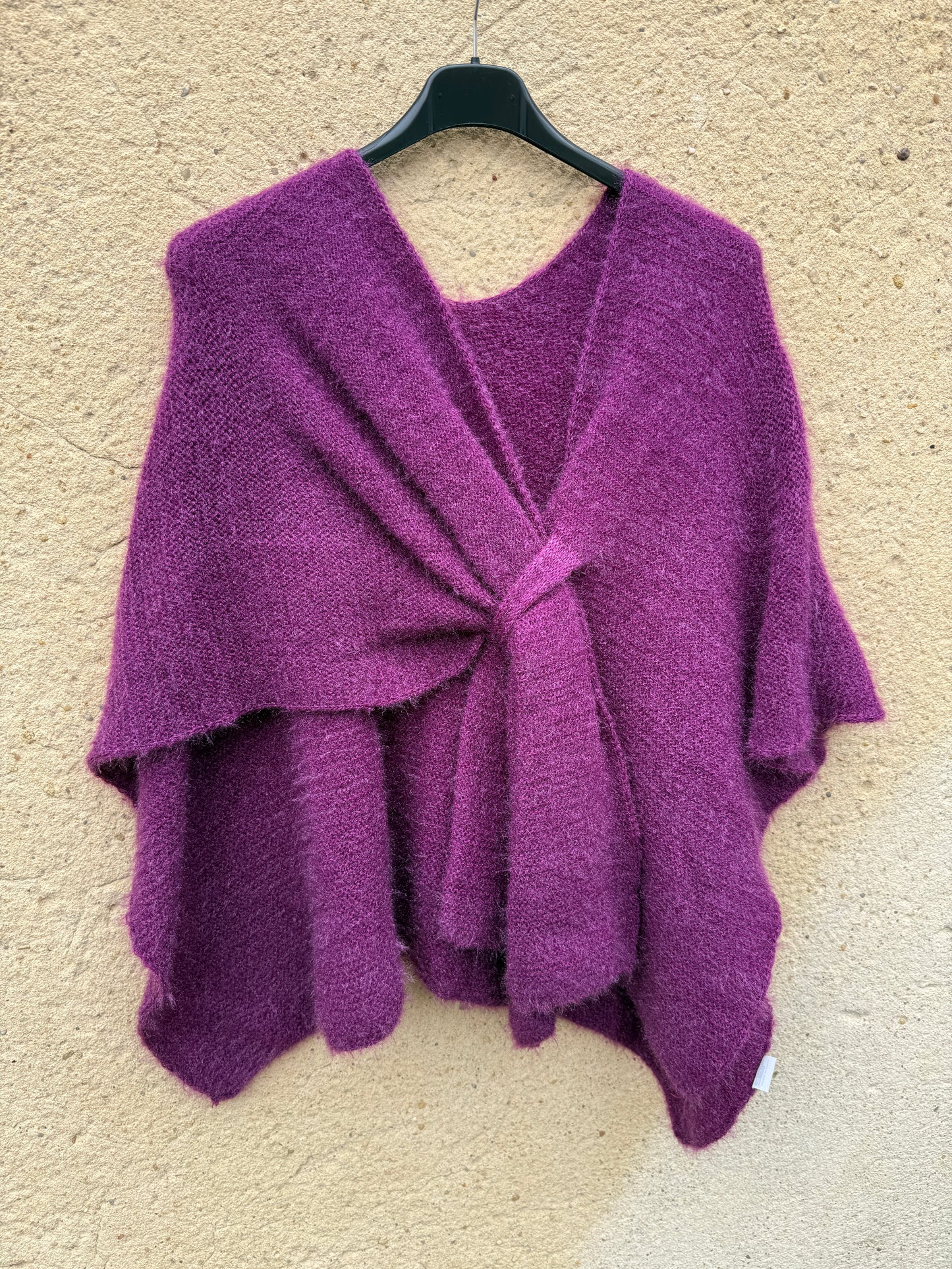 cape mohair femme violet