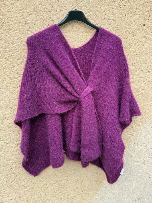 cape mohair femme violet