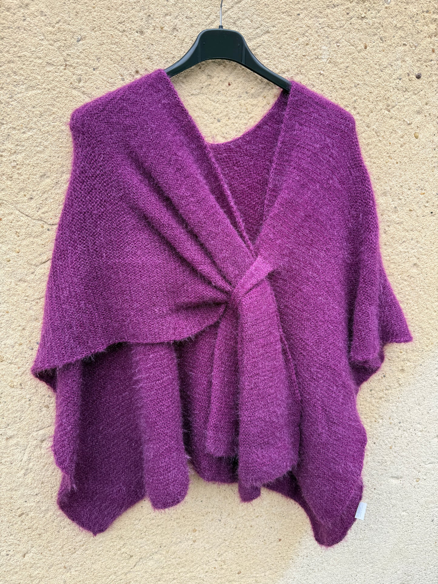 cape mohair femme violet